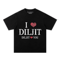 I LOVE DILJIT TEE (BLACK) ONLINE EXCLUSIVE EU