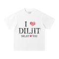 I LOVE DILJIT T-SHIRT (WHITE) EU