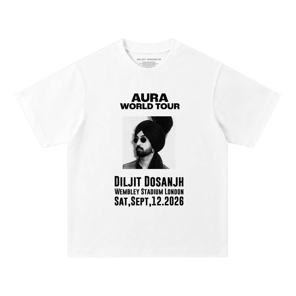 AURA TOUR WEMBLEY 12TH SEPTEMBER T-SHIRT (WHITE)