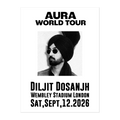AURA TOUR WEMBLEY STADIUM 12TH SEPTEMBER POSTER V.2 (EU)