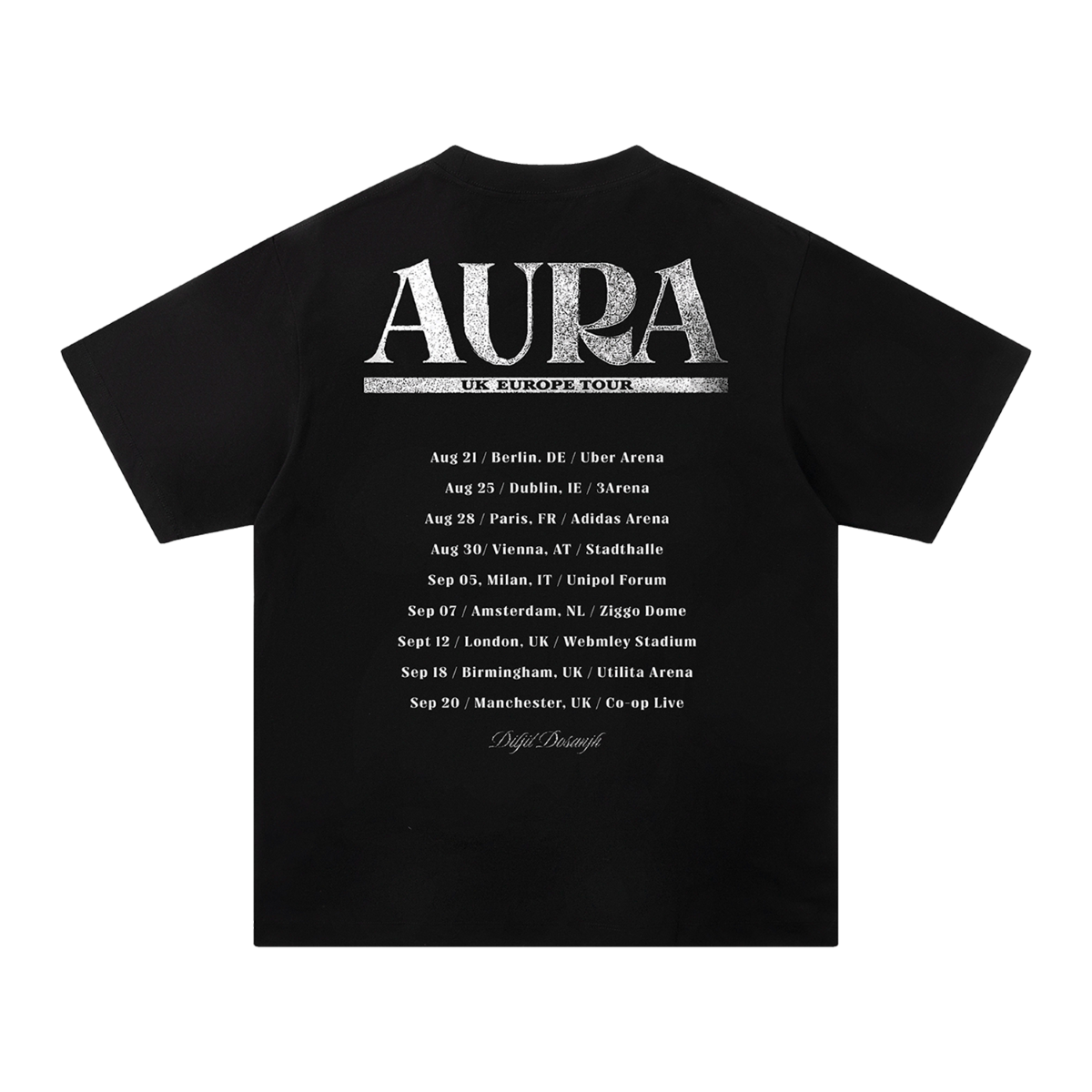 MAIN AURA BLACK T-SHIRT