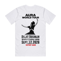 AURA TOUR WEMBLEY 12TH SEPTEMBER T-SHIRT (WHITE) (EU)